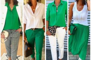 Зеленые штаны женские