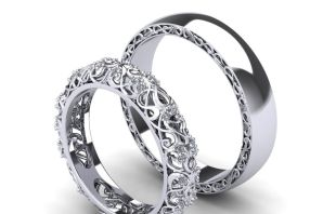 Кольца венчальные православные серебро