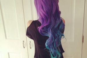Красивые волосы разноцветные