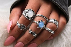 Серебряные кольца массивные женские