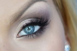 Элегантный макияж для серых глаз