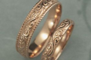 Обручальные кольца в славянском стиле