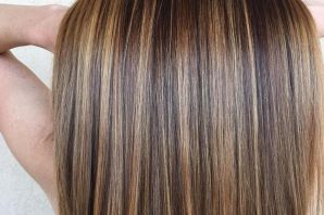 Мелирование на коричневые волосы