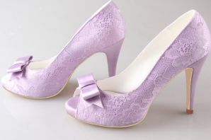 Туфли на свадьбу фиолетовые