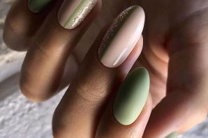 Оливковые ногти