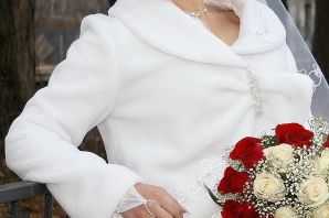 Невеста в белой шубке