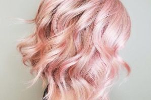 Холодный розовый блонд