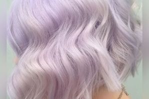 Пепельный блонд с фиолетовым оттенком