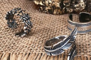 Этнические кольца из серебра