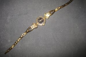 Часы чайка с янтарным браслетом