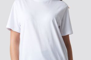 Белая футболка оверсайз женская