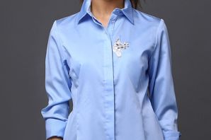Голубая блузка
