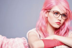 Красивые розовые волосы