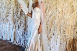 Свадебное теплое платье