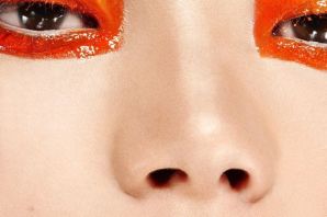 Оранжевый макияж
