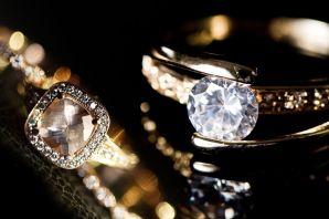 Модные кольца с бриллиантами