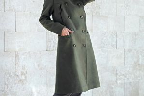 Пальто милитари женское