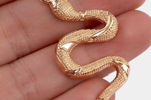 Золотая цепочка змейка