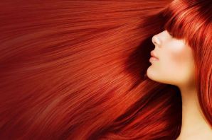 Карамельно рыжие волосы