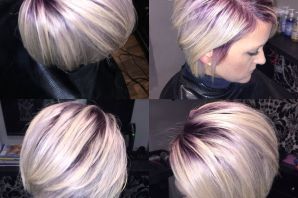 Блонд с фиолетовым оттенком