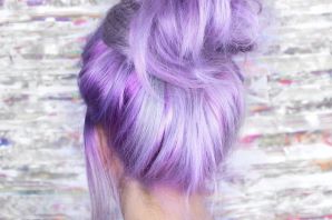 Светло фиолетовый цвет волос