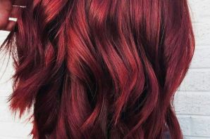 Холодный красный цвет волос
