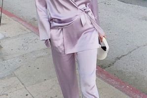 Шелковый пижамный костюм