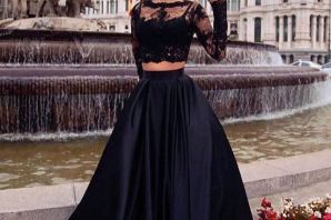 Черное платье на вечер