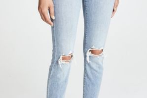 Обрезанные джинсы