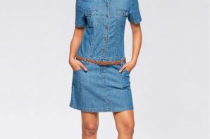 Бонприкс женская джинсовая рубашка