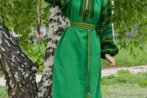 Платье в славянском стиле