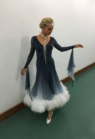 Платье для бальных танцев стандарт