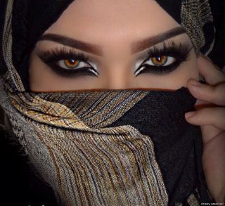 Мусульманский макияж глаз