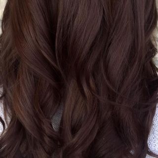 Холодный шоколадный цвет волос