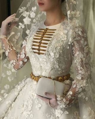 Осетинское платье невесты