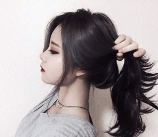 Корейские прически на средние волосы