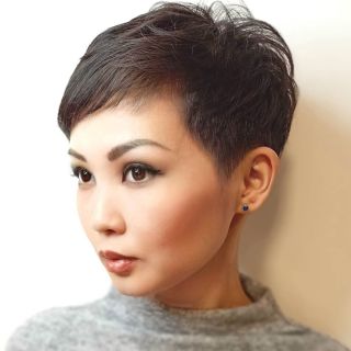 Азиатские стрижки на короткие волосы