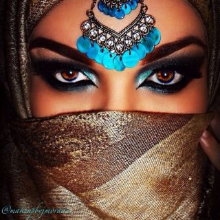 Красивый арабский макияж