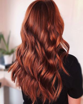 Окрашивание на рыжие волосы