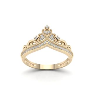 Бриллиантовое кольцо корона