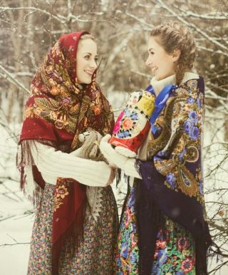 Русский зимний костюм