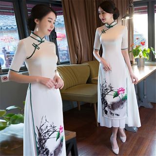 Платье в китайском стиле