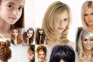 Современные прически на средние волосы женские