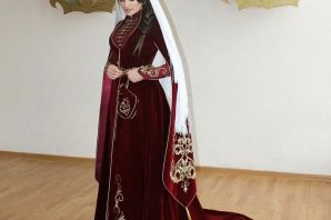 Национальное чеченское свадебное платье