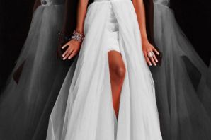 Свадебное платье с отстегивающейся юбкой
