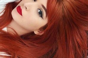 Огненно рыжий цвет волос