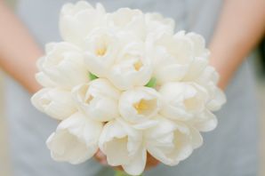 Свадебные букеты из тюльпанов