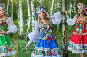 Платье для русского народного танца