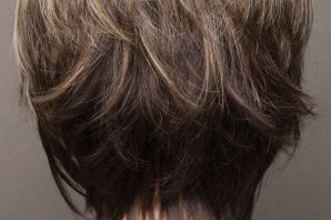 Женские стрижки на средние волосы сзади