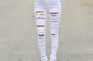 Мода дырявые джинсы